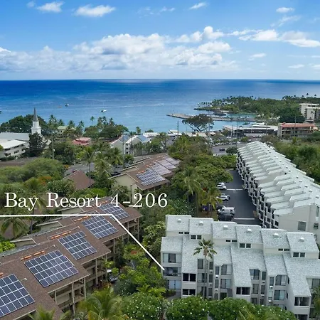 Kailua Bay Resort 4-206 Corner Oceanview Downtown Unit
